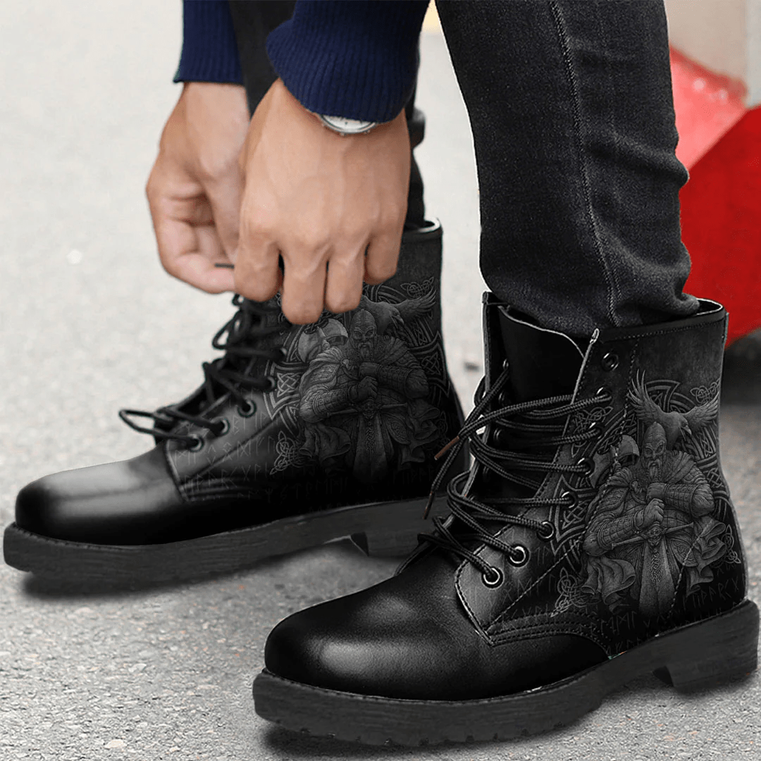 Boots Vikings Odin Leather Boots