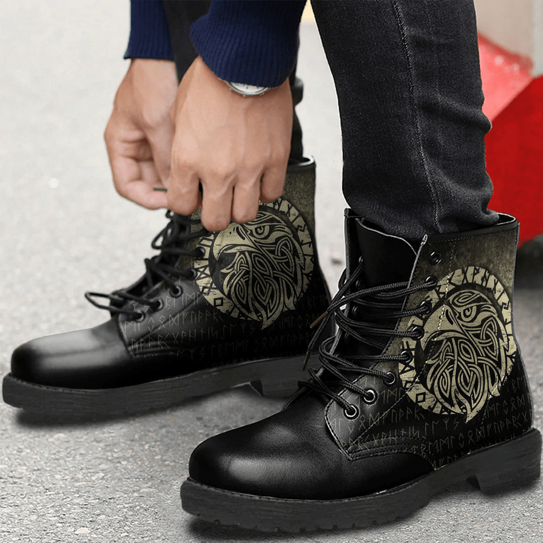 Boots Viking Raven Leather Boots
