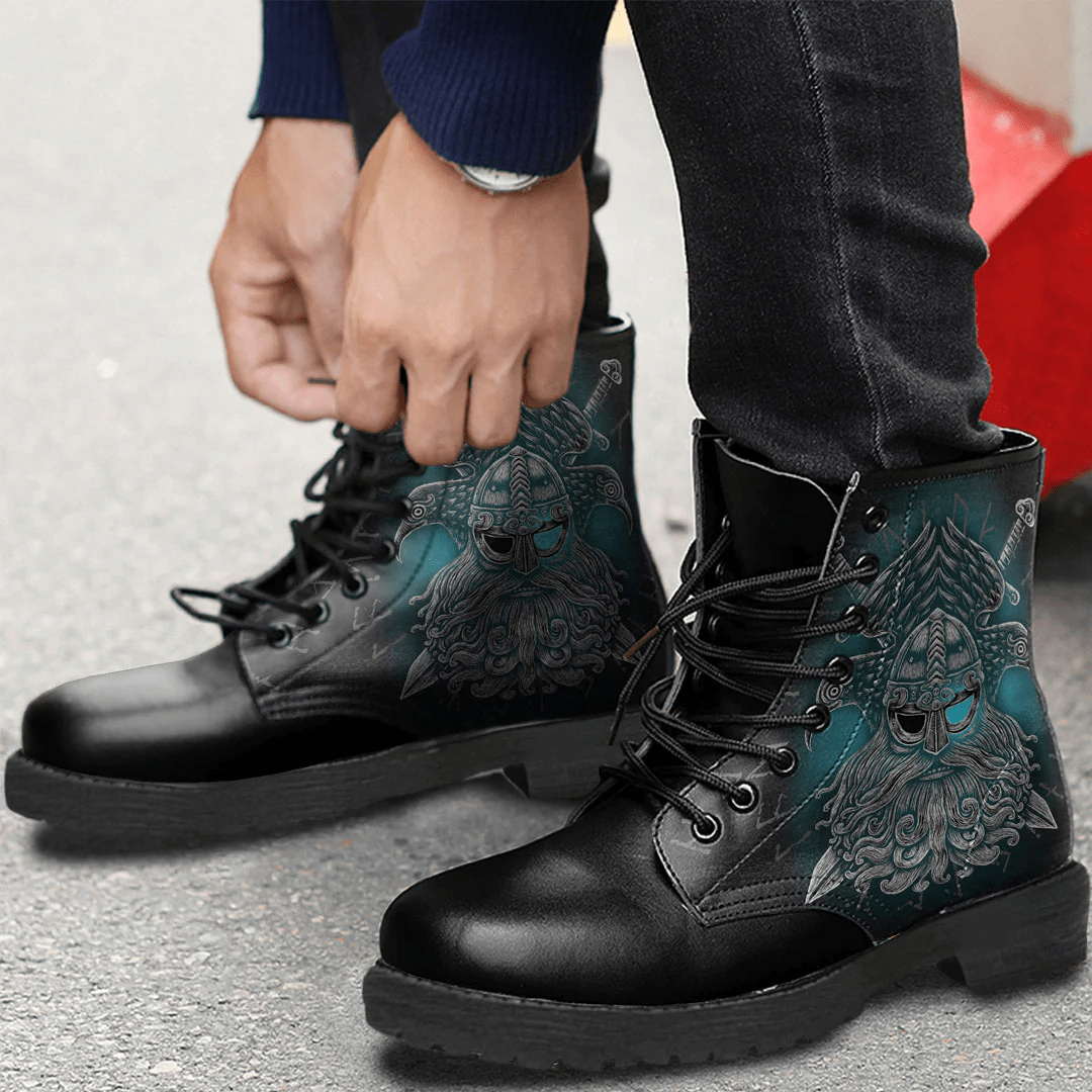 Boots Viking Odin Leather Boots