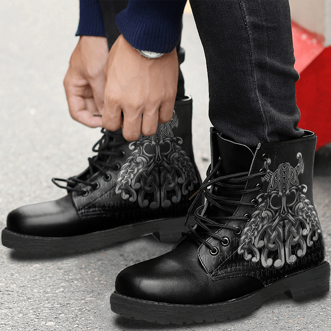 Boots Vikings Odin Valhalla Leather Boots