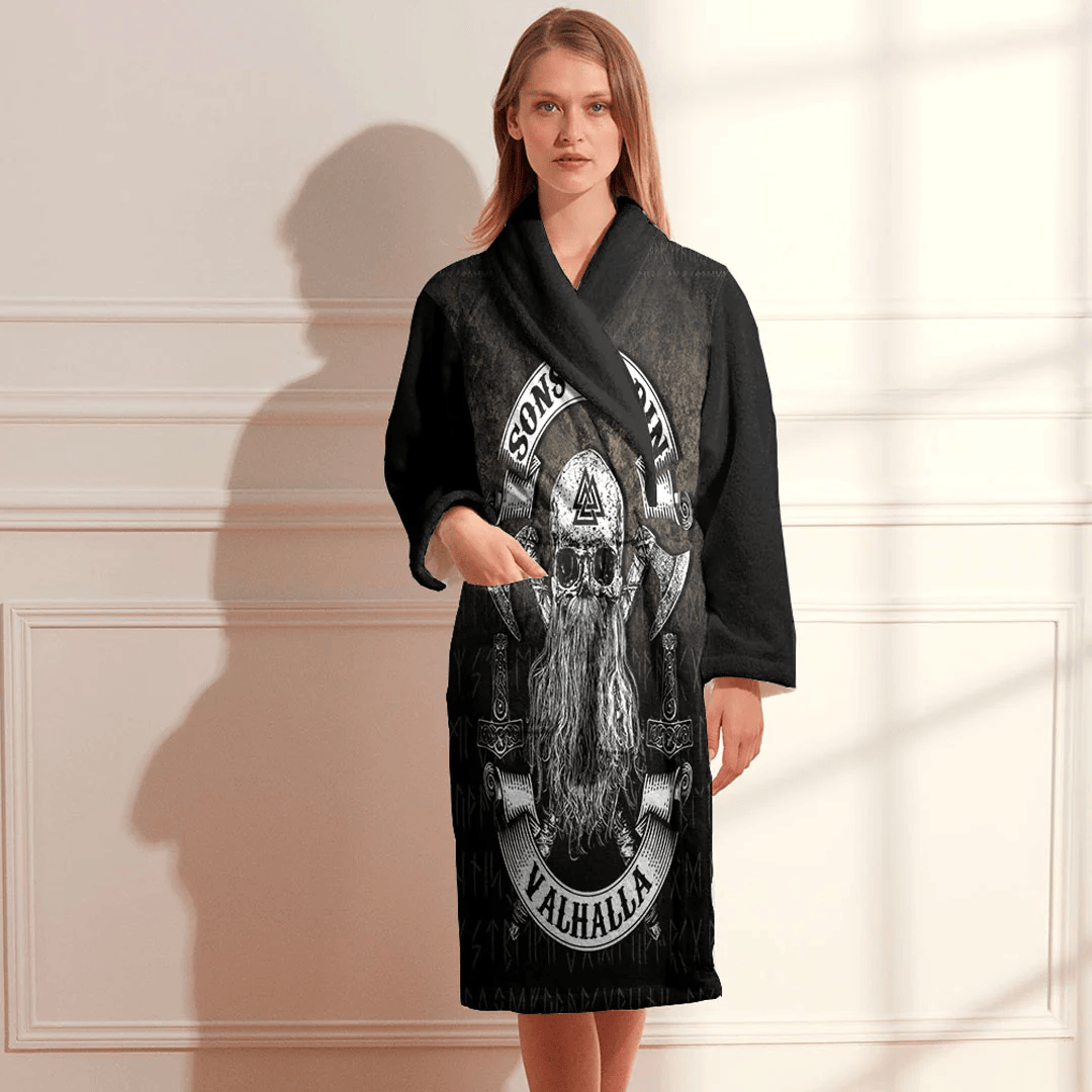 Bathrobe Sons Of Odin Valhalla Bath Robe
