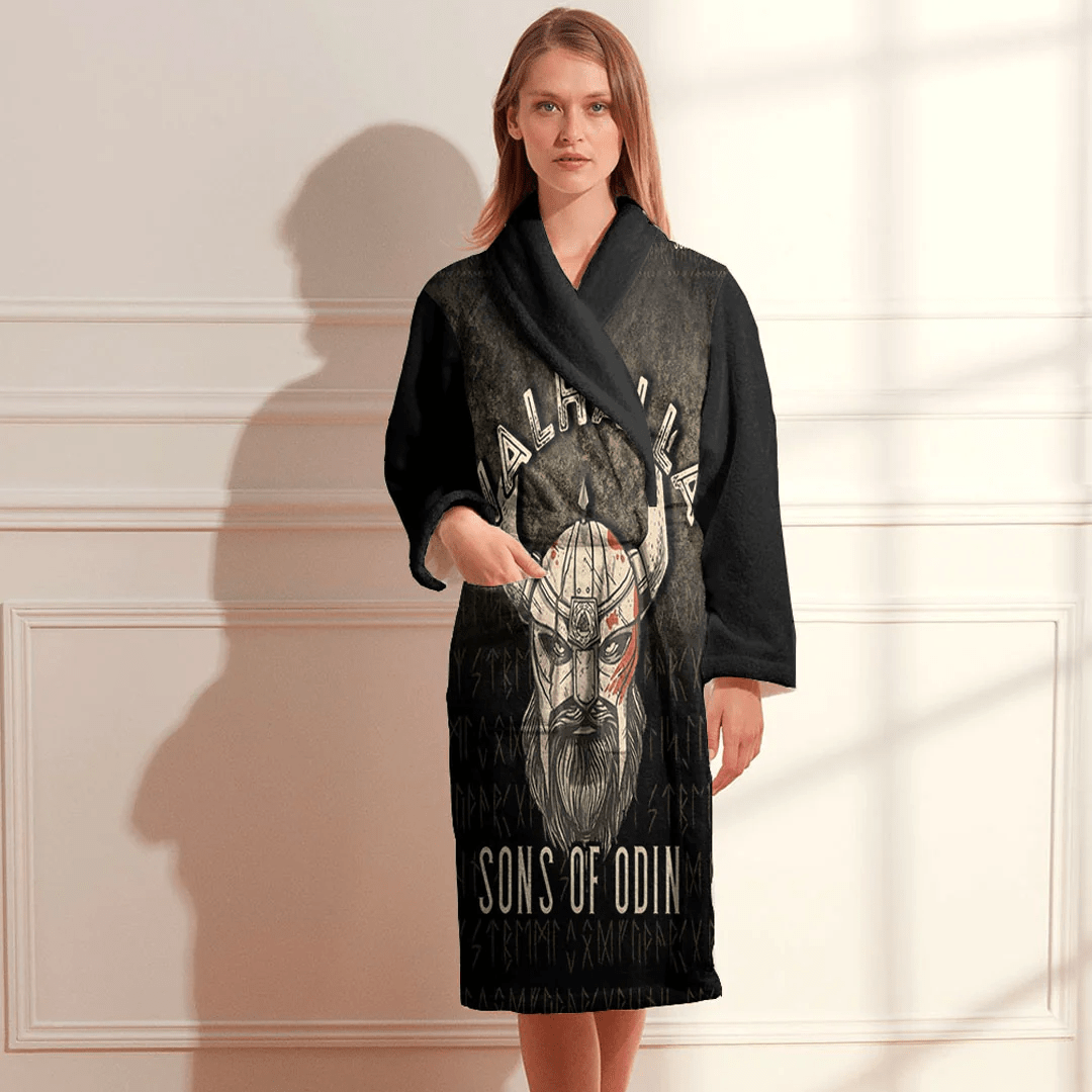 Bathrobe Valhalla Sons Of Odin Bath Robe