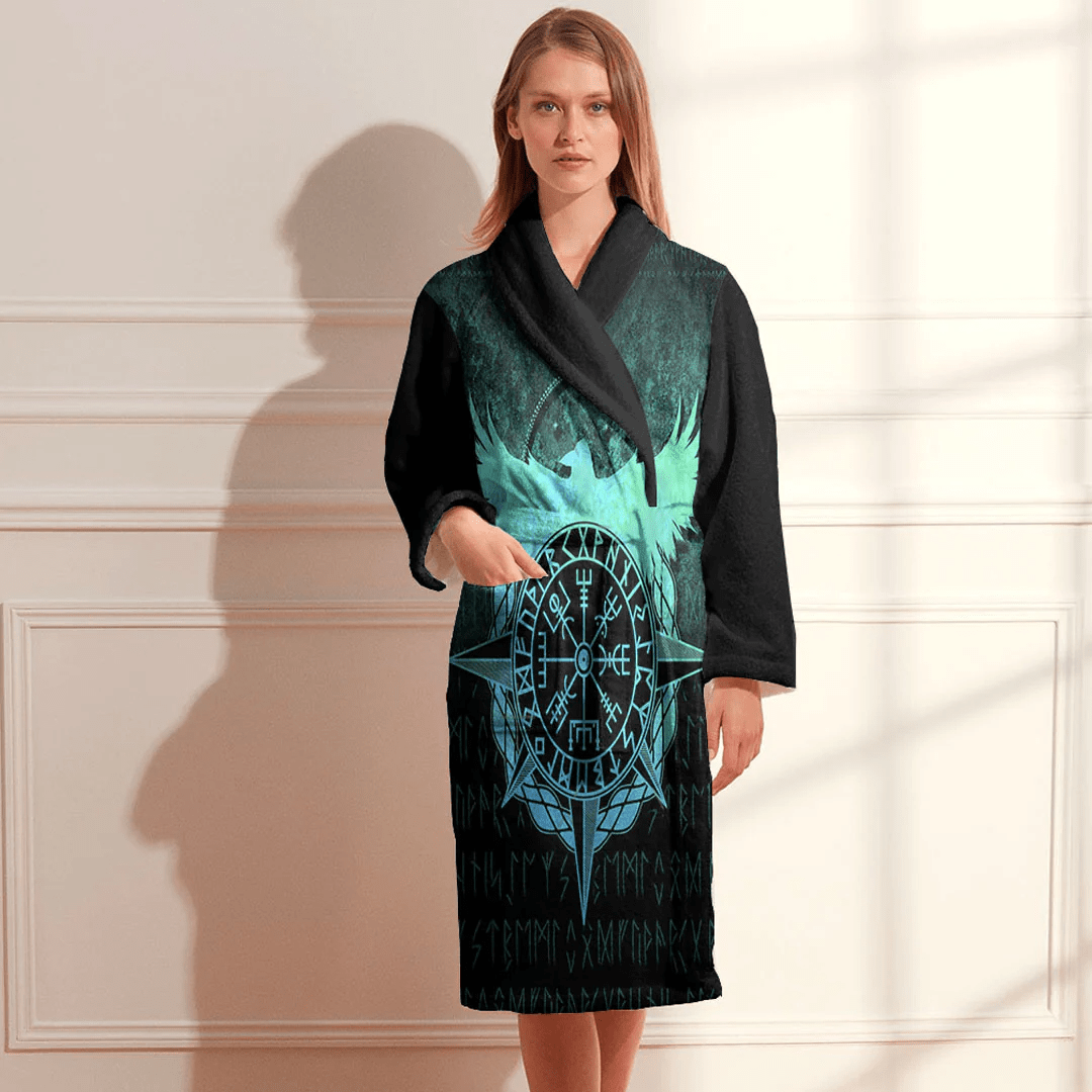 Bathrobe Viking Fate 'Vegvisir Bath Robe
