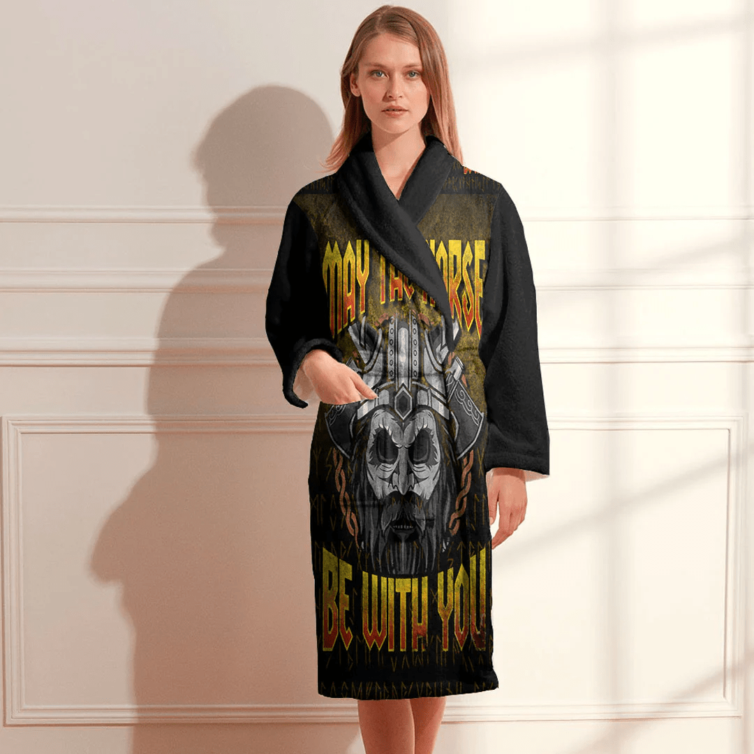 Bathrobe May The Norse Be With You Bath Robe