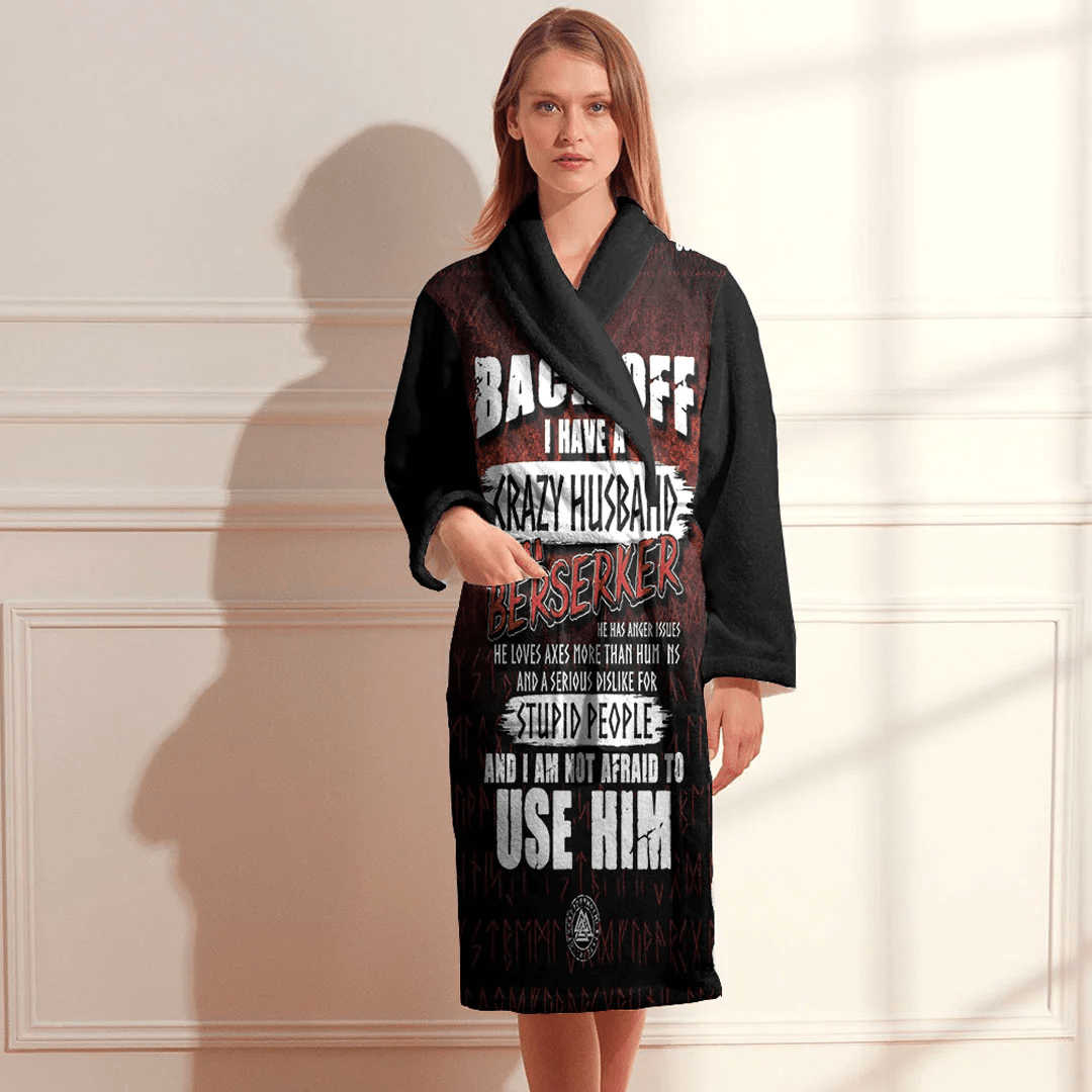 Bathrobe Funny Viking Berserker Bath Robe