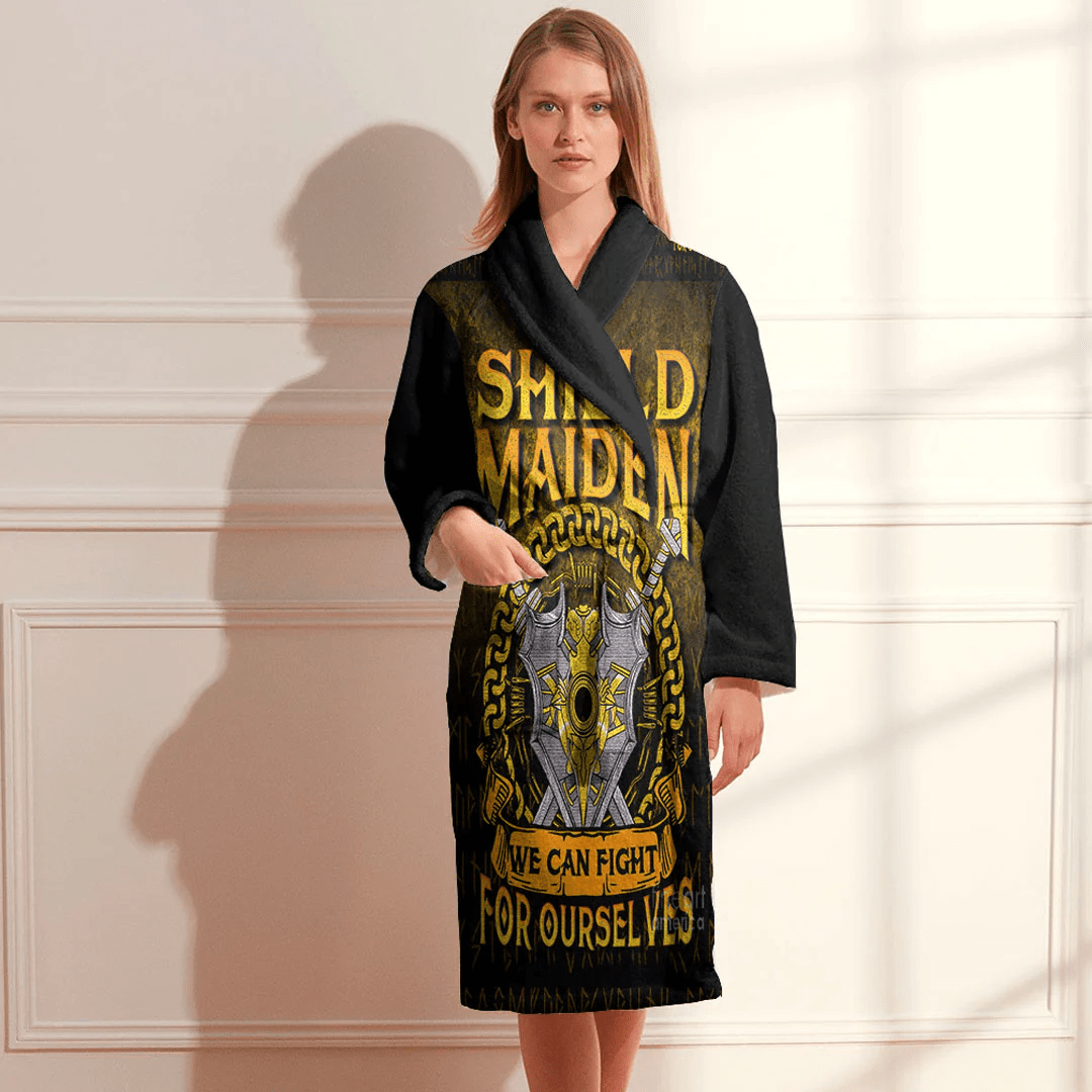 Bathrobe Shieldmaiden We Can Fight For Ourselves Bath Robe