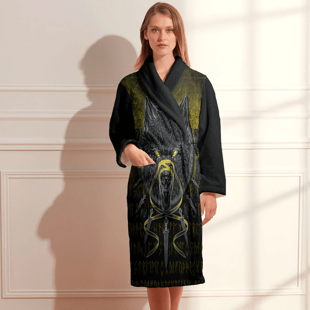 Bathrobe Viking Fenrir Bath Robe