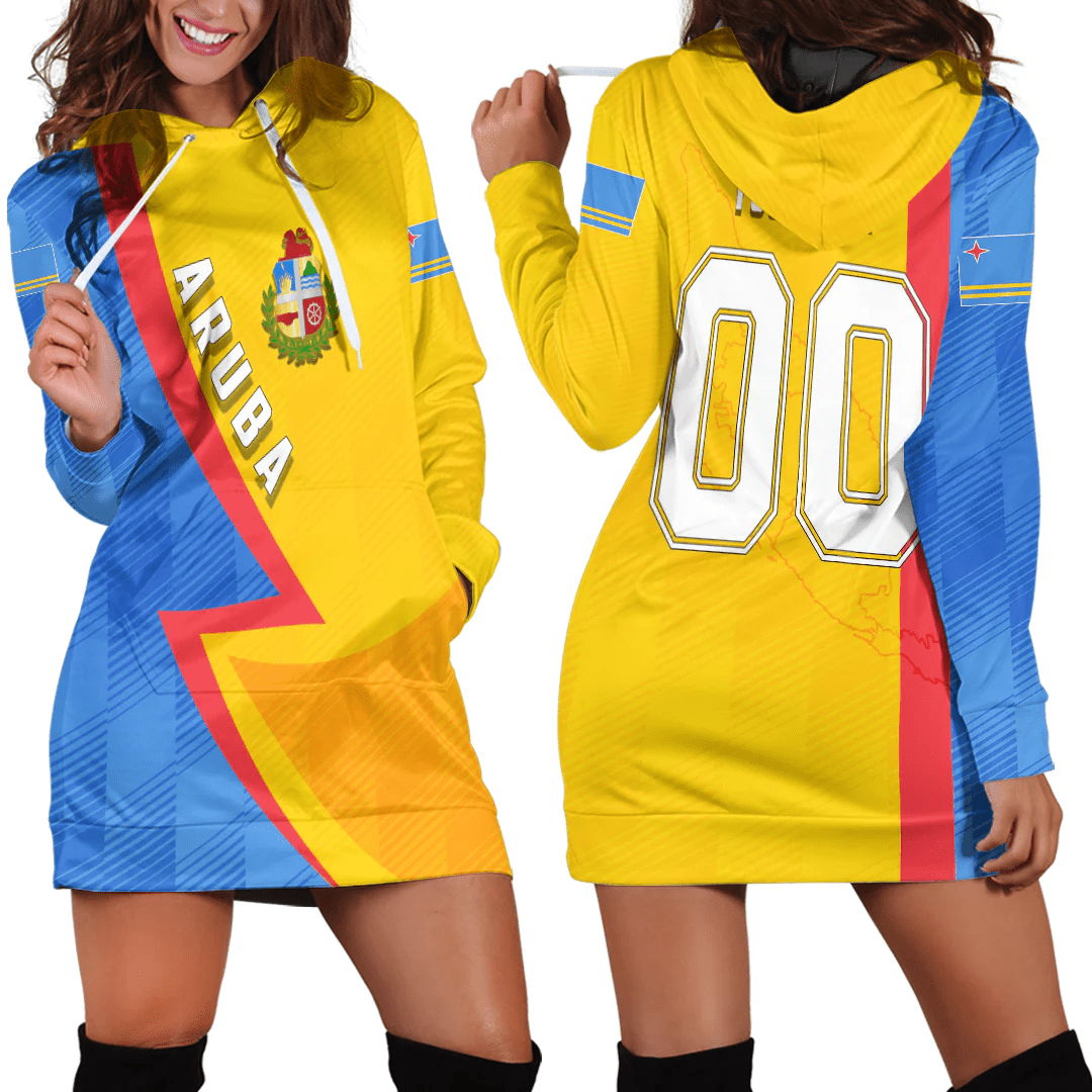 Clothing Custom aruba Sport Football Hoodie Dress
