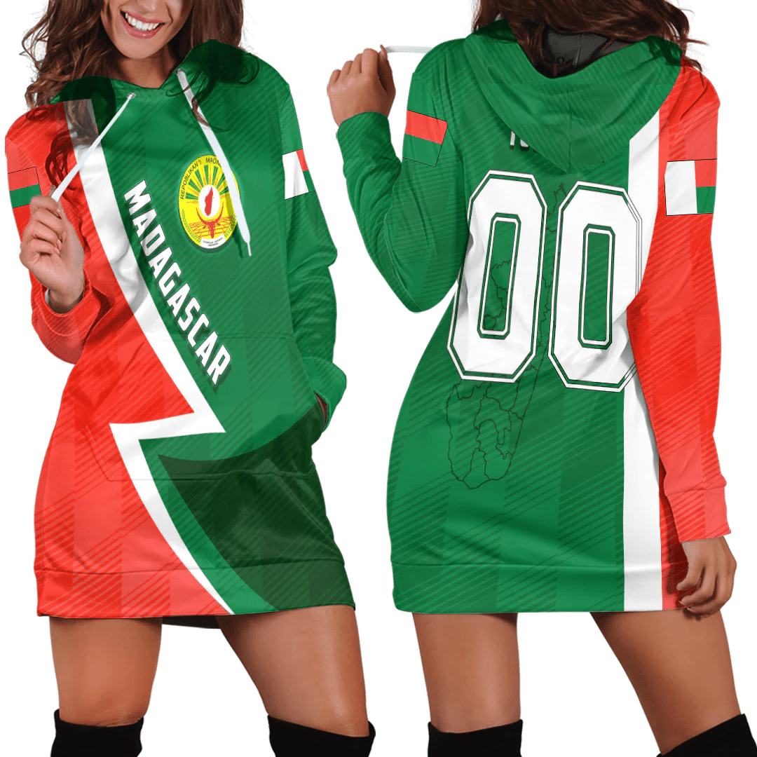 Clothing Custom Madagascar Sport Football Hoodie Dress
