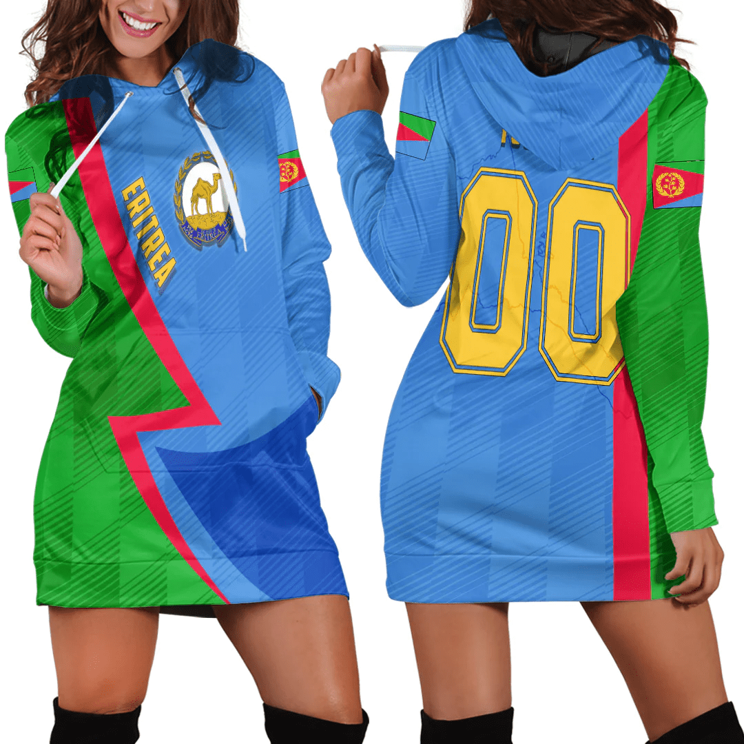 Clothing Custom Eritrea Sport Football Hoodie Dress