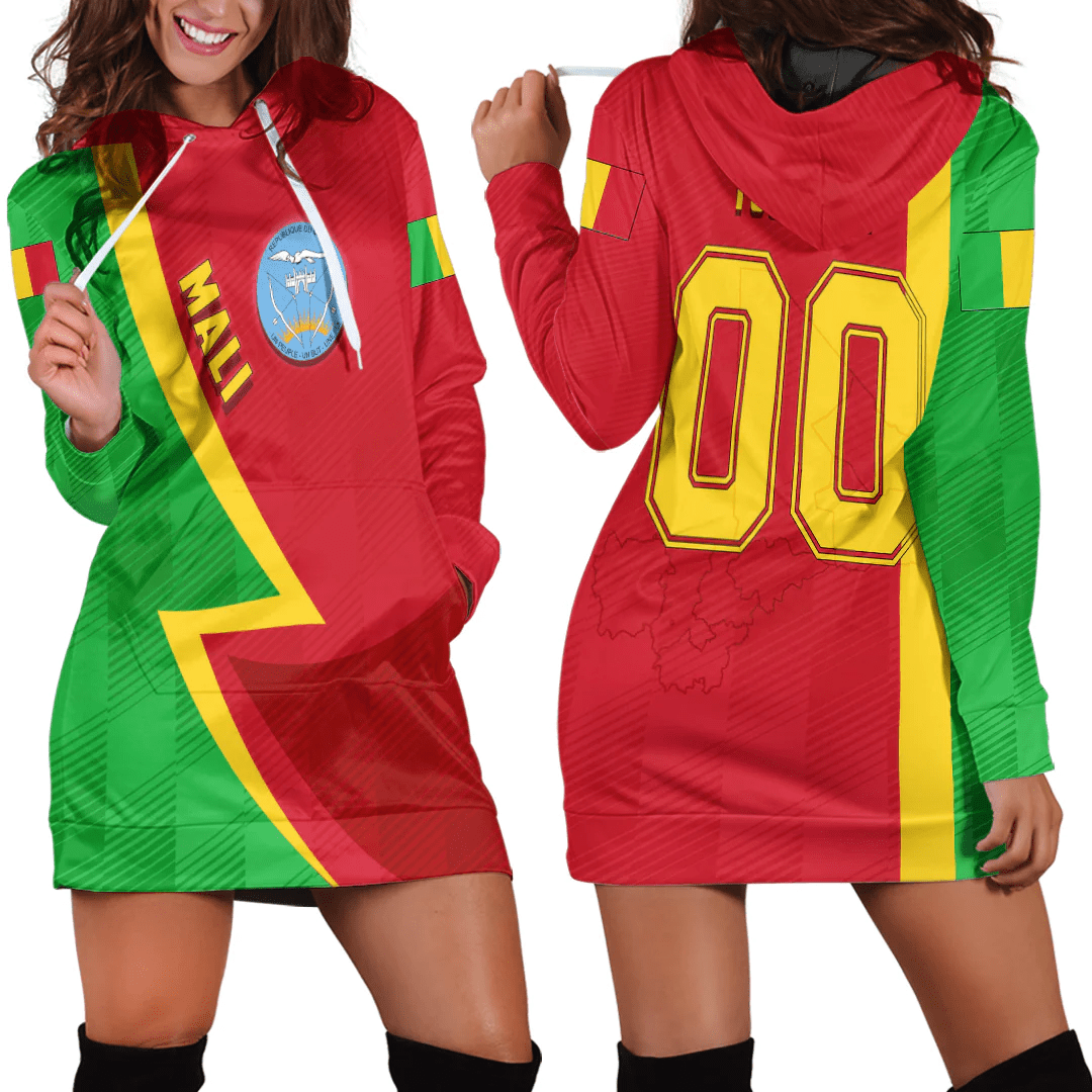 Clothing Custom Mali Sport Football Hoodie Dress