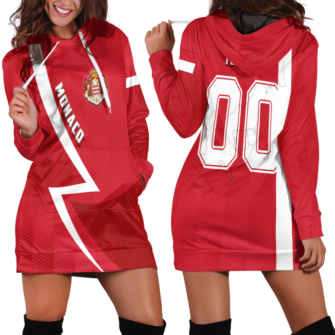 Clothing Custom Monaco Sport Football Hoodie Dress