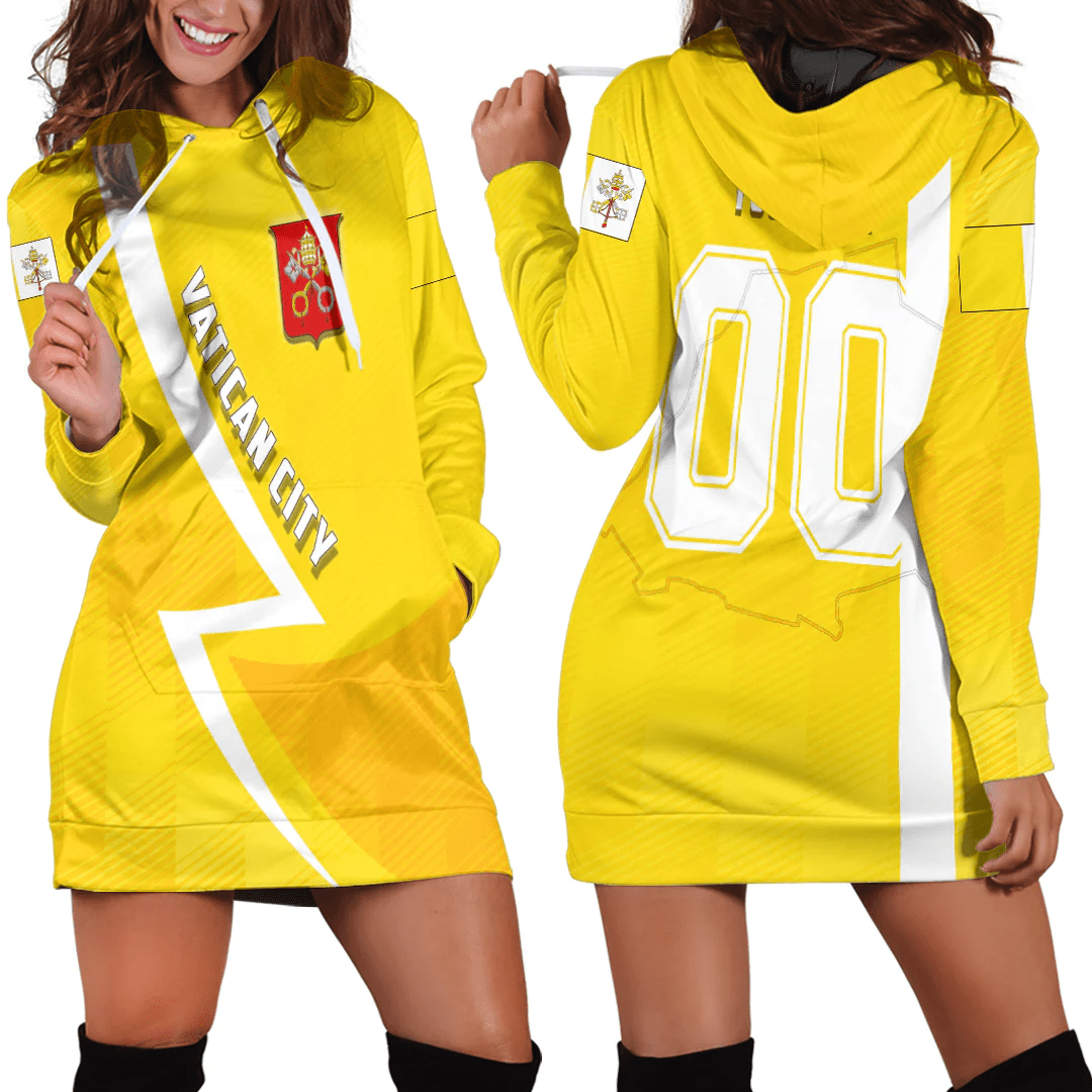 Clothing Custom Vatican City Sport Football Hoodie Dress