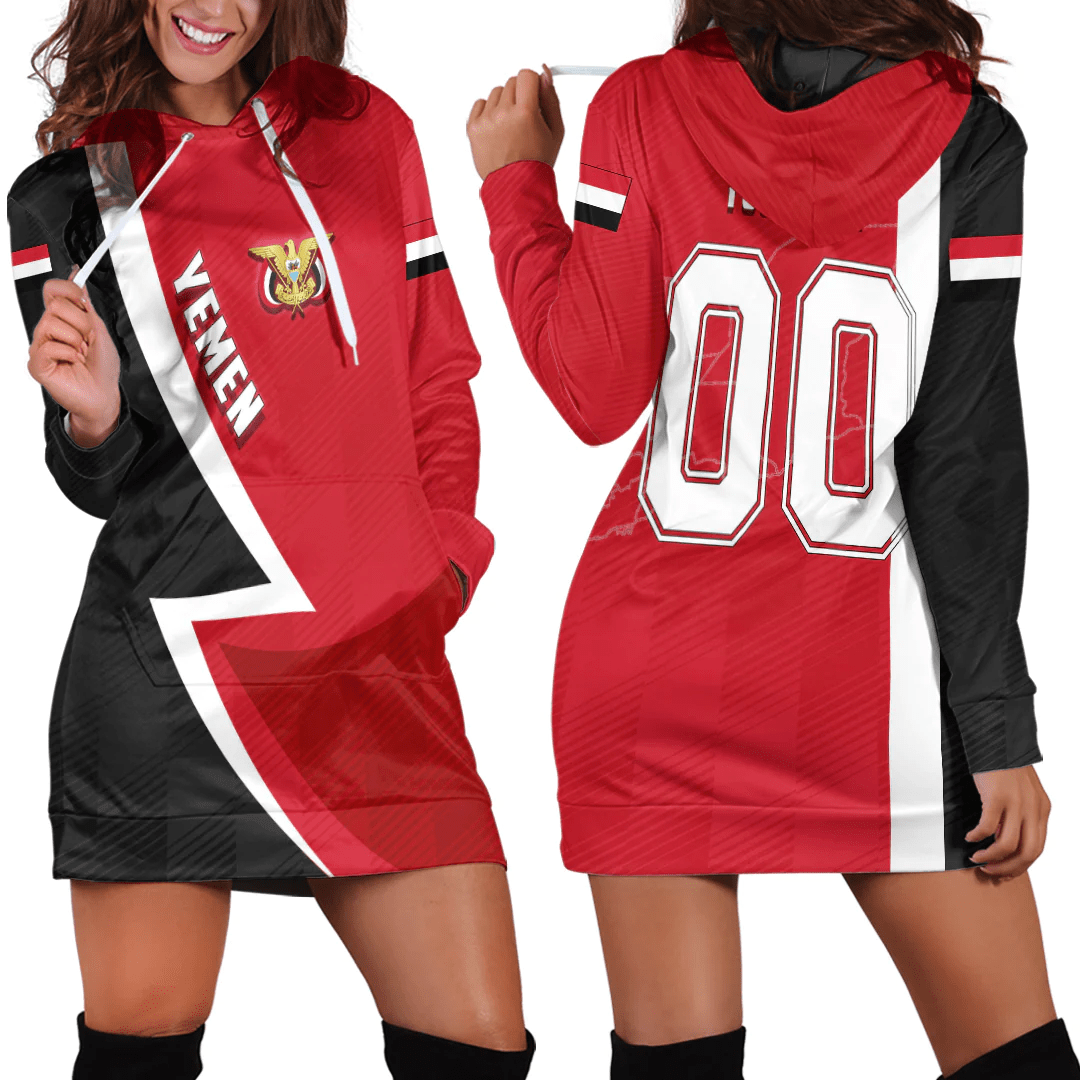 Clothing Custom Yemen Sport Football Hoodie Dress
