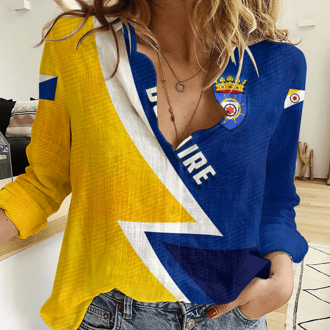 Clothing Custom Bonaire Sport Football Women's Casual Shirt