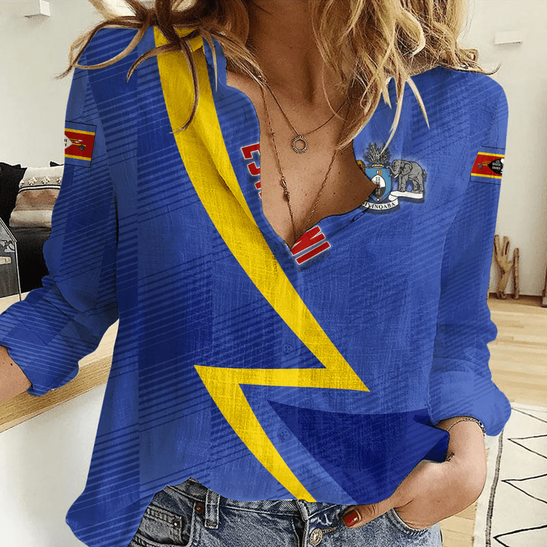Clothing Custom Eswatini Sport Football Women's Casual Shirt