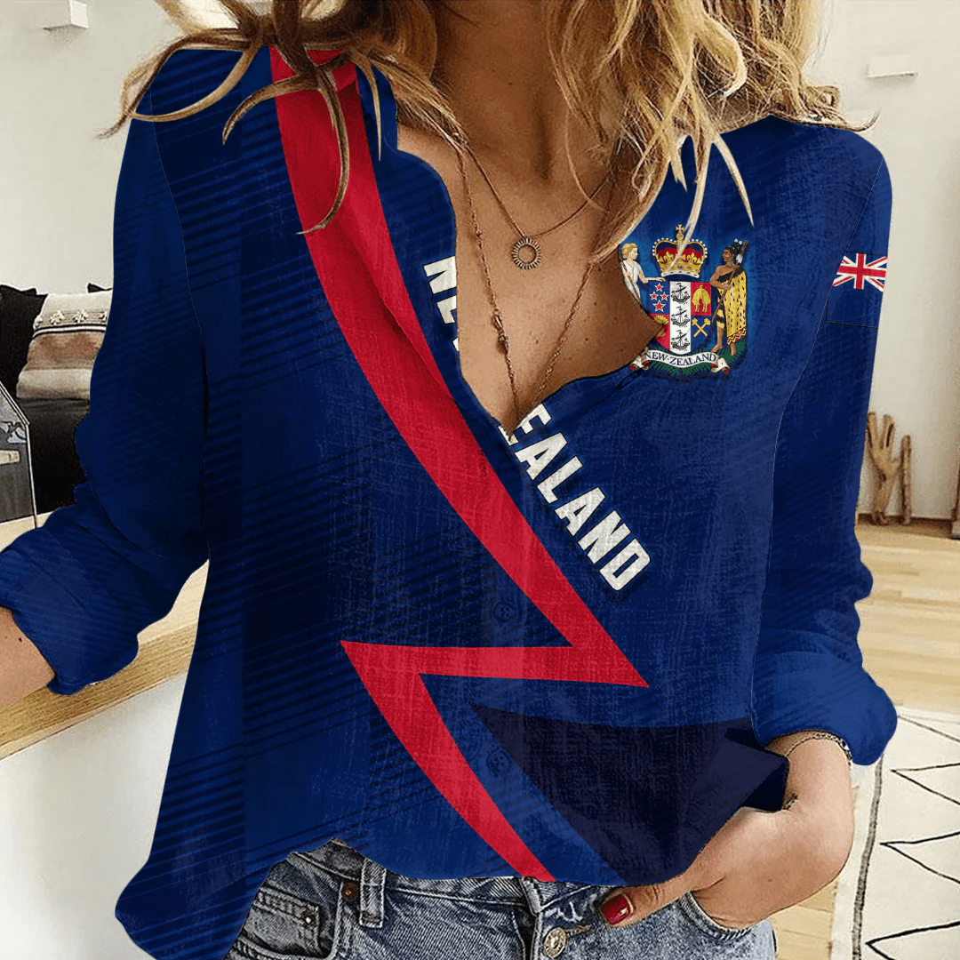 Clothing Custom New Zealand Sport Football Women's Casual Shirt