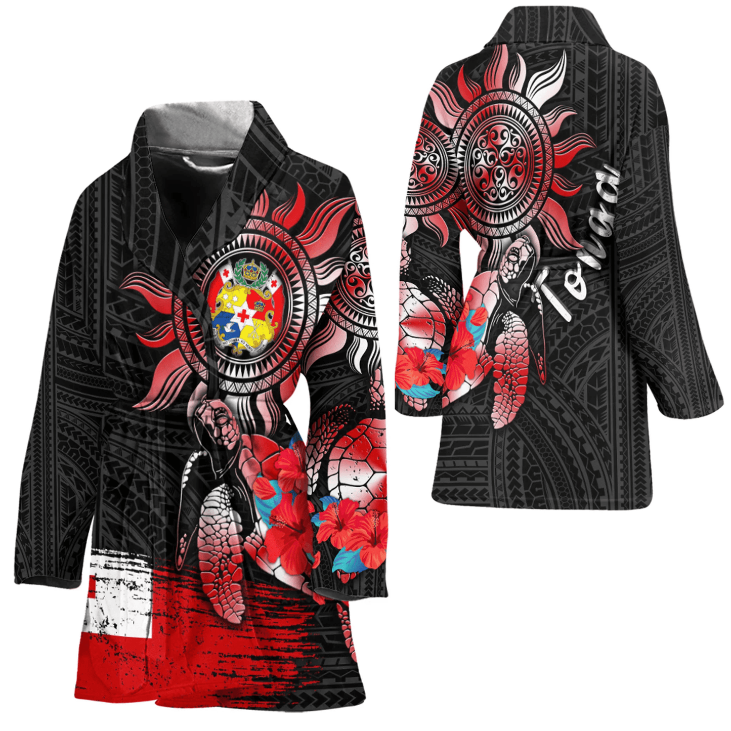 Haiti Special Grunge Flag Pullover Hoodie