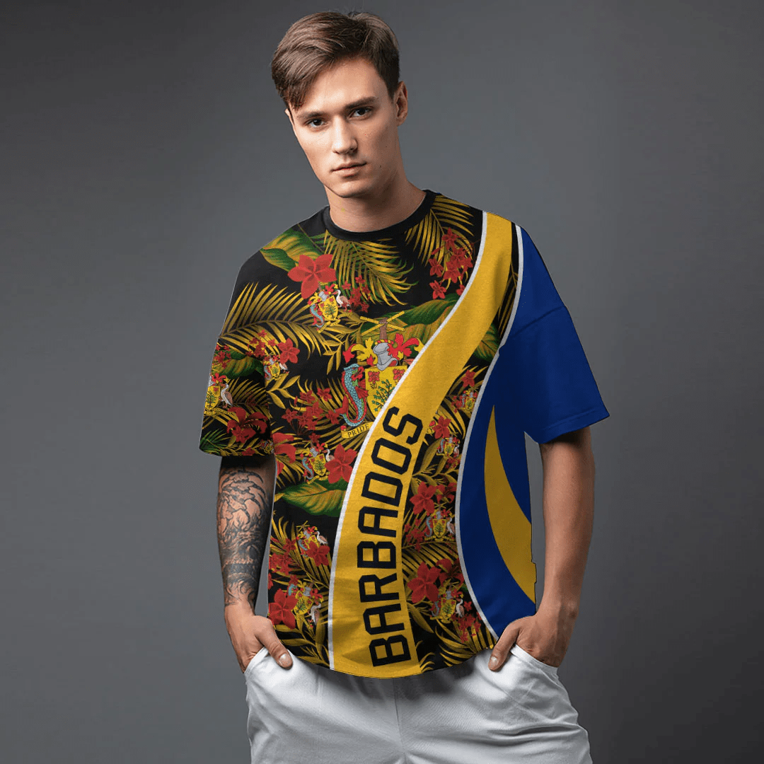 T Shirt Barbados T Shirt Vintage Tropical Summer Style