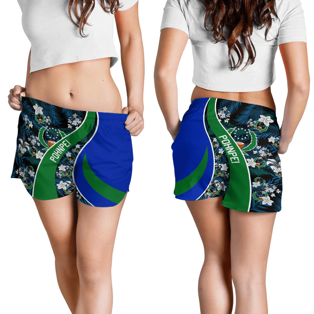 Shorts Pohnpei Short Vintage Tropical Summer Style