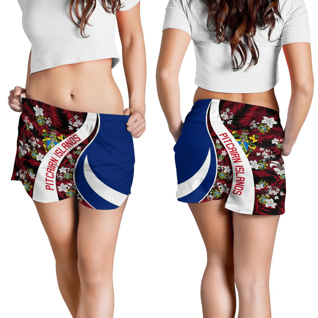 Shorts Pitcairn Islands Short Vintage Tropical Summer Style