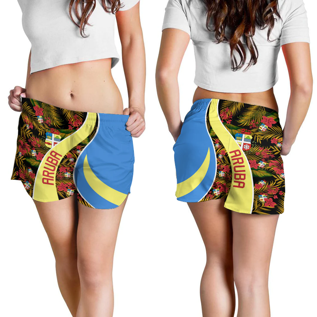 Shorts Aruba Short Vintage Tropical Summer Style