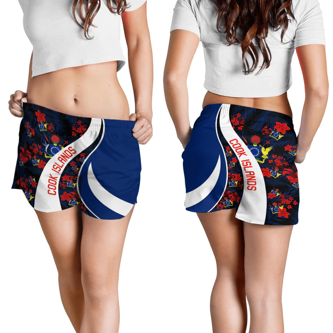 Shorts Cook Islands Short Vintage Tropical Summer Style