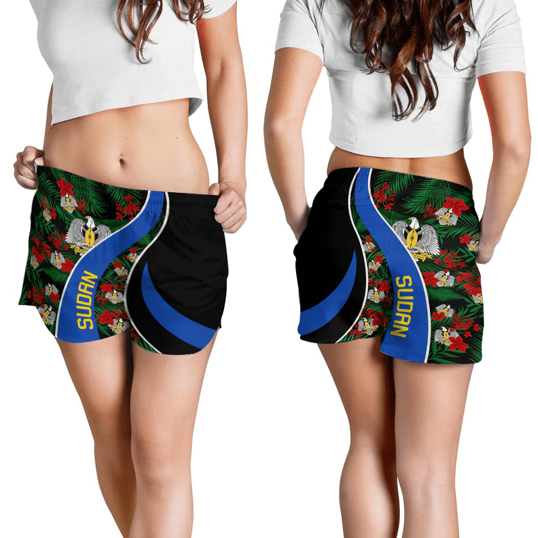 Shorts Sudan Short Vintage Tropical Summer Style
