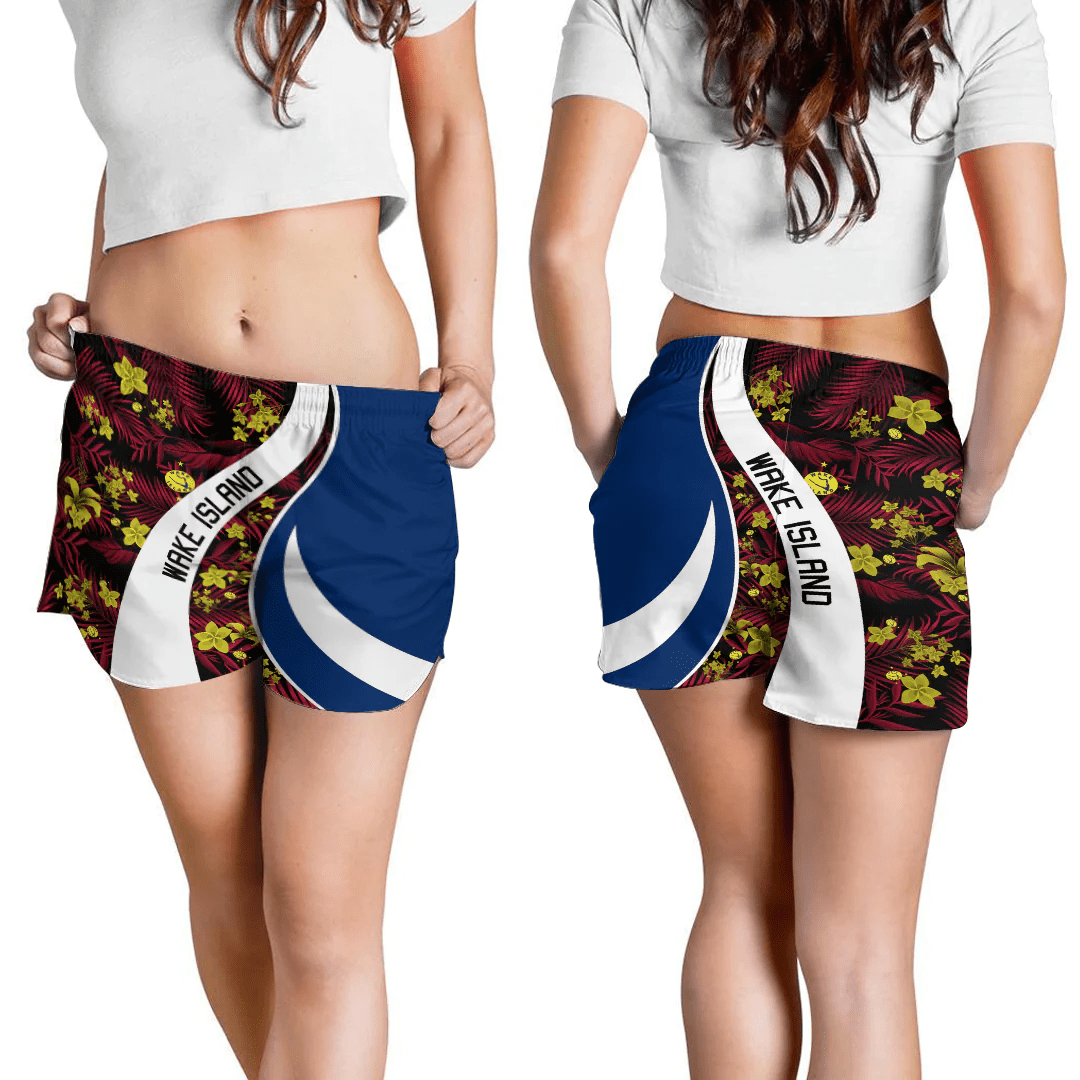 Shorts Wake Island Short Vintage Tropical Summer Style