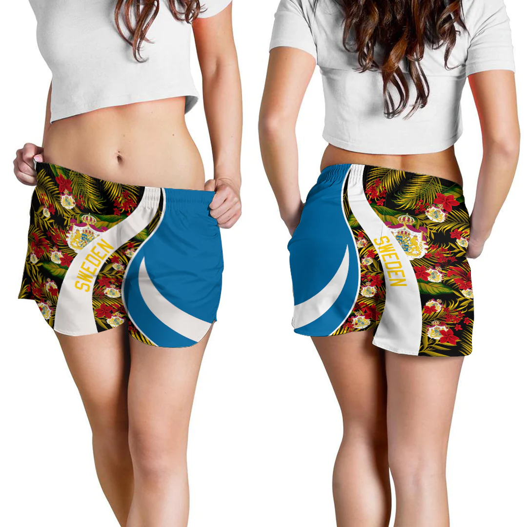 Shorts Sweden Short Vintage Tropical Summer Style
