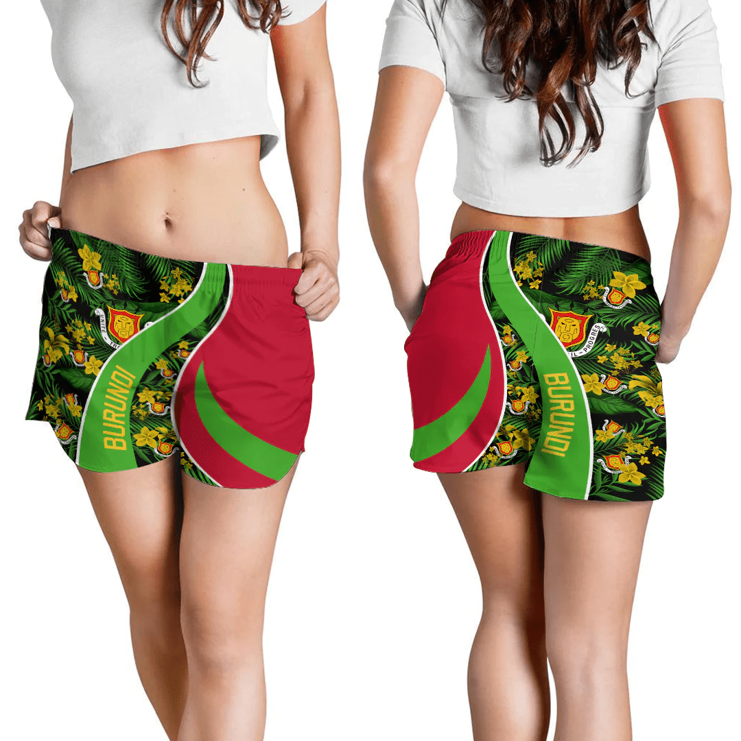 Shorts Burundi Short Vintage Tropical Summer Style