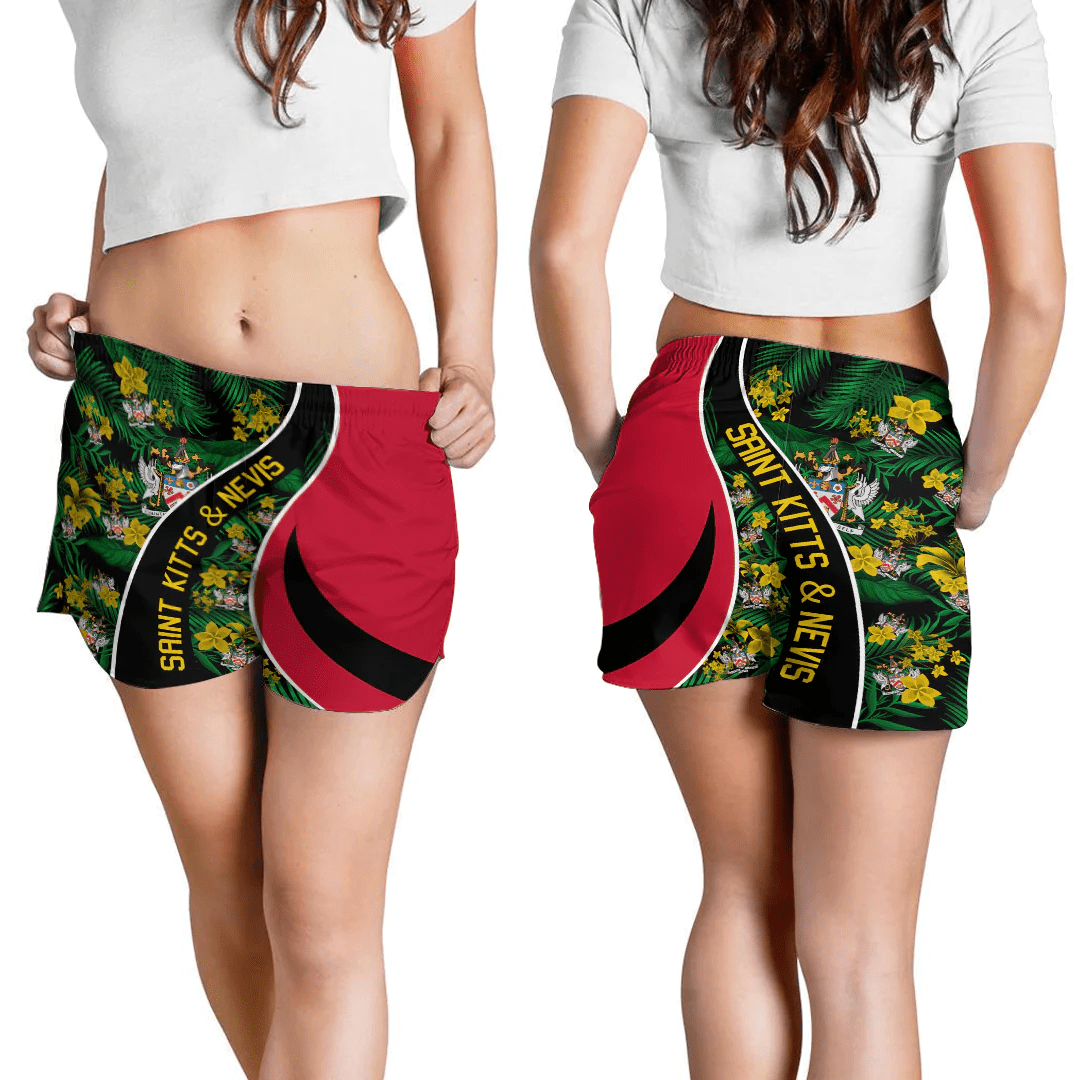Shorts Saint Kitts Nevis Short Vintage Tropical Summer Style