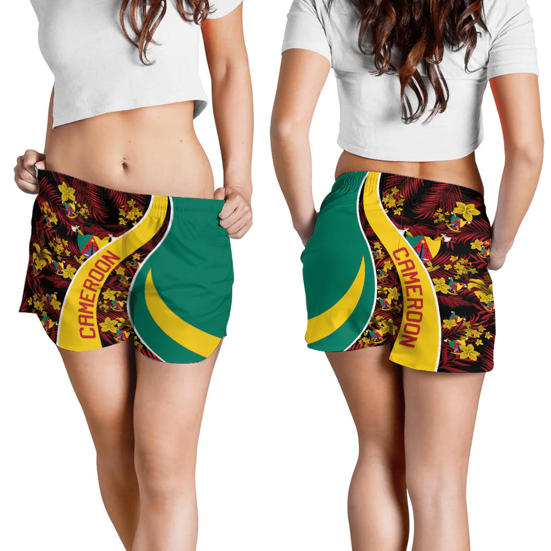 Shorts Camerooon Short Vintage Tropical Summer Style