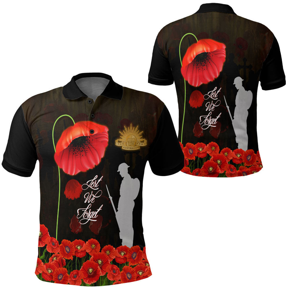 Clothing Lest We Forget The Army Australia Polo Shirt