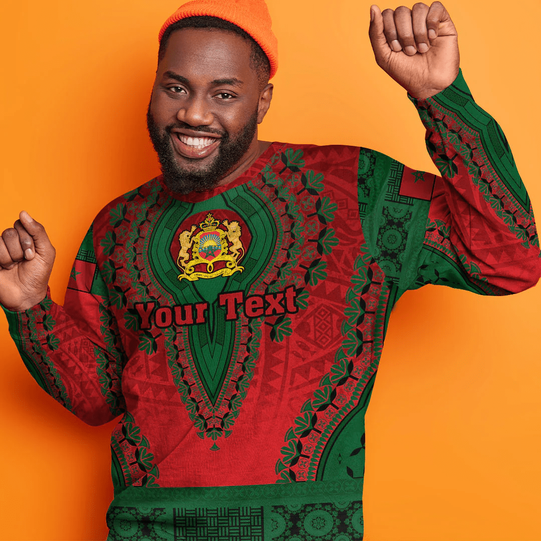 Africa Clothing Morocco Sweatshirt Vintage African Dashiki