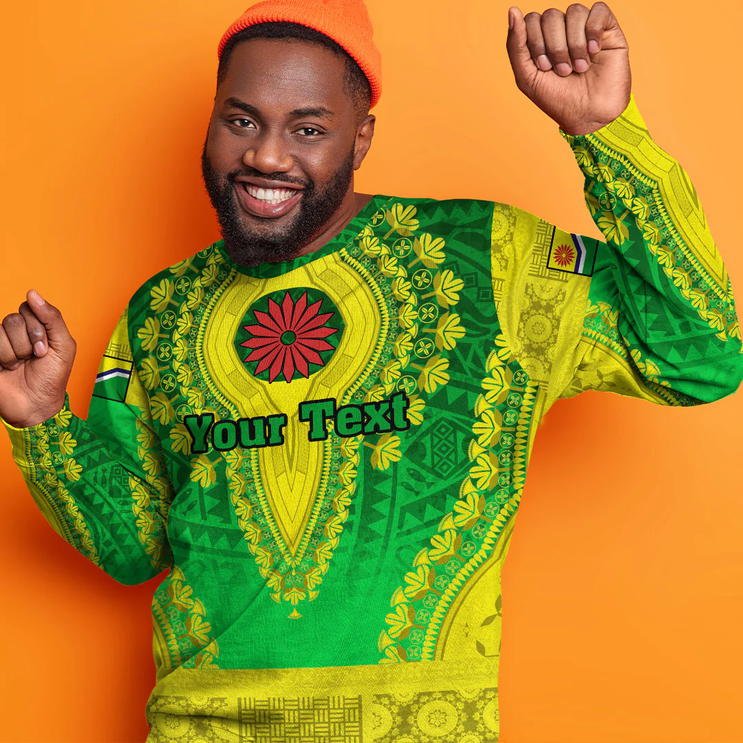 Africa Clothing Mpumalanga Region of South Africa Sweatshirt Vintage African Dashiki