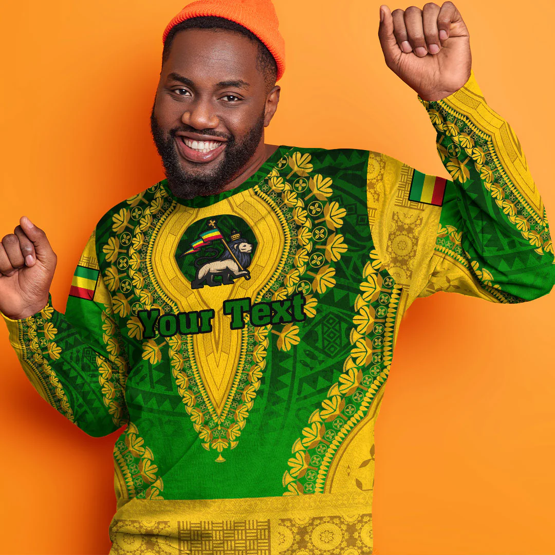 Africa Clothing Ethiopia Sweatshirt Vintage African Dashiki