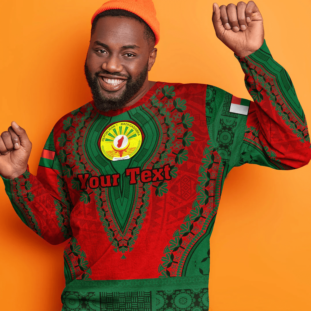 Africa Clothing Madagascar Sweatshirt Vintage African Dashiki