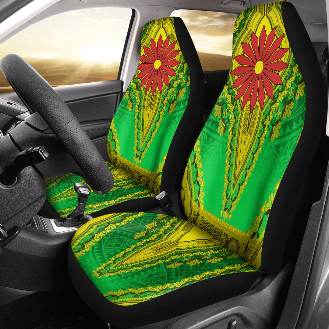 Maori 2021 Car Seat Covers Purple Aotearoa Tattoo