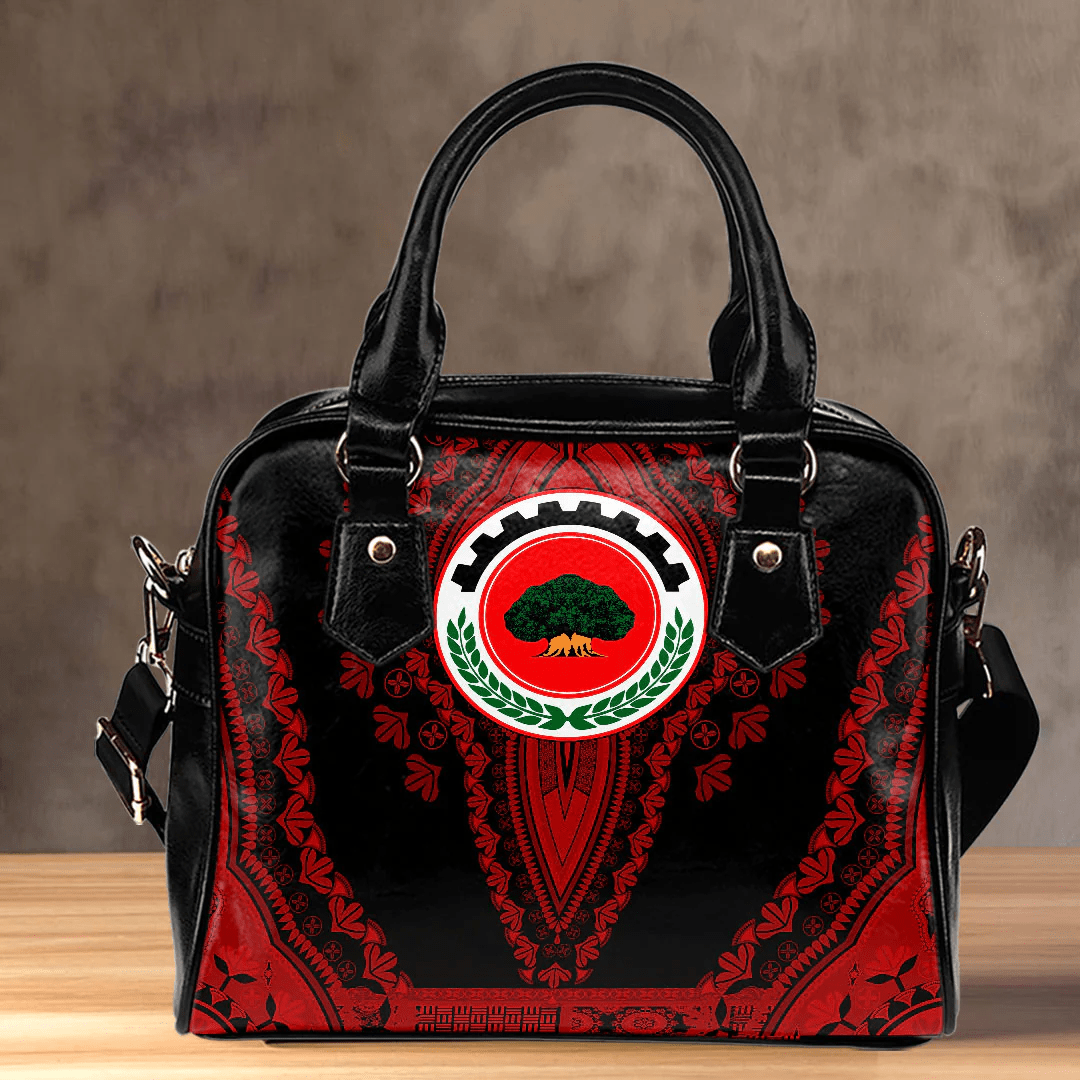 Africa Bag Oromia Black Version Ethiopia National Regional State Shoulder Handbag Vintage African Dashiki