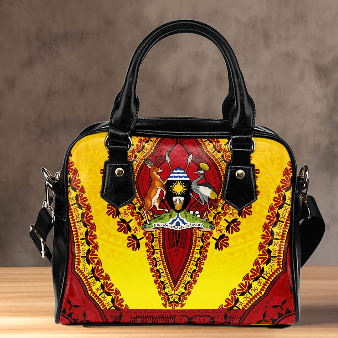 Africa Bag Uganda Yellow Version Shoulder Handbag Vintage African Dashiki