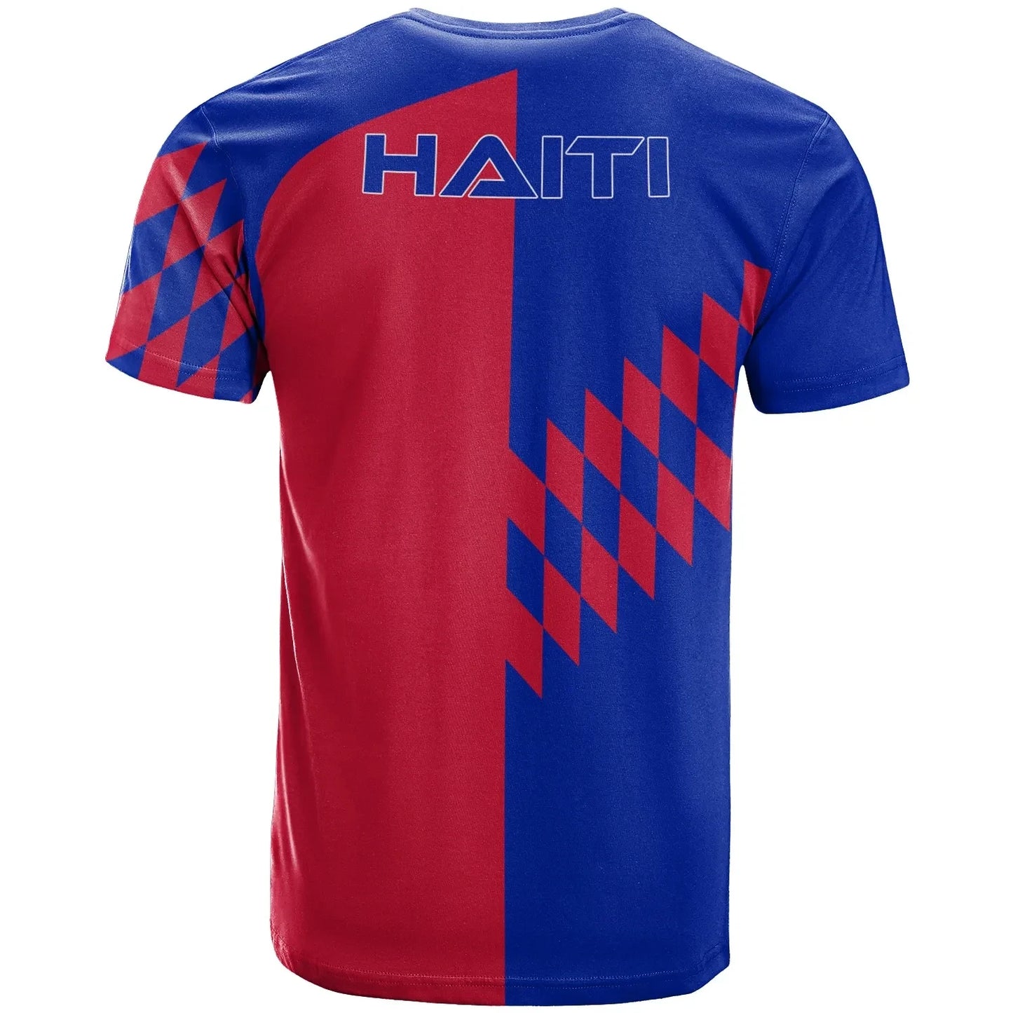 Haiti T Shirt Symmetry Style Haiti Coat of Arms Printed Shirt