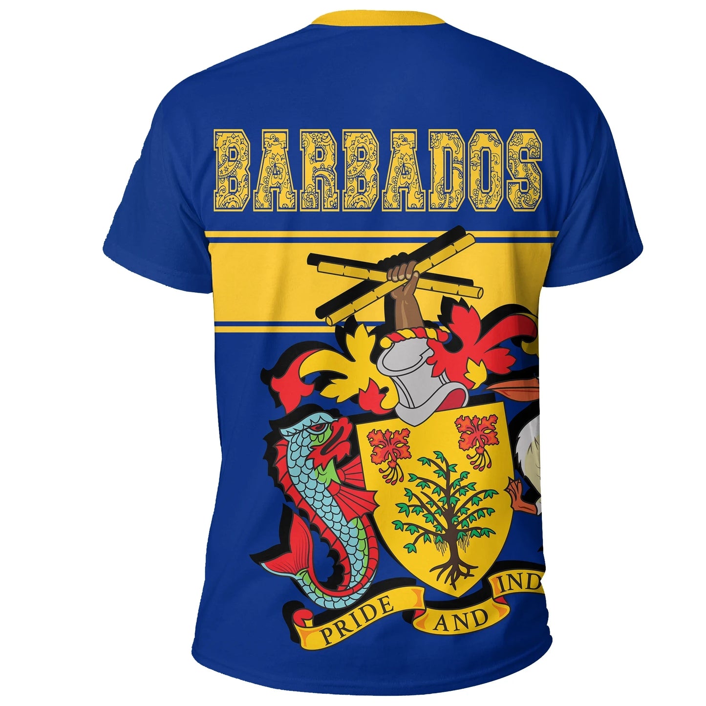Barbados Version Coat Of Arms T Shirt