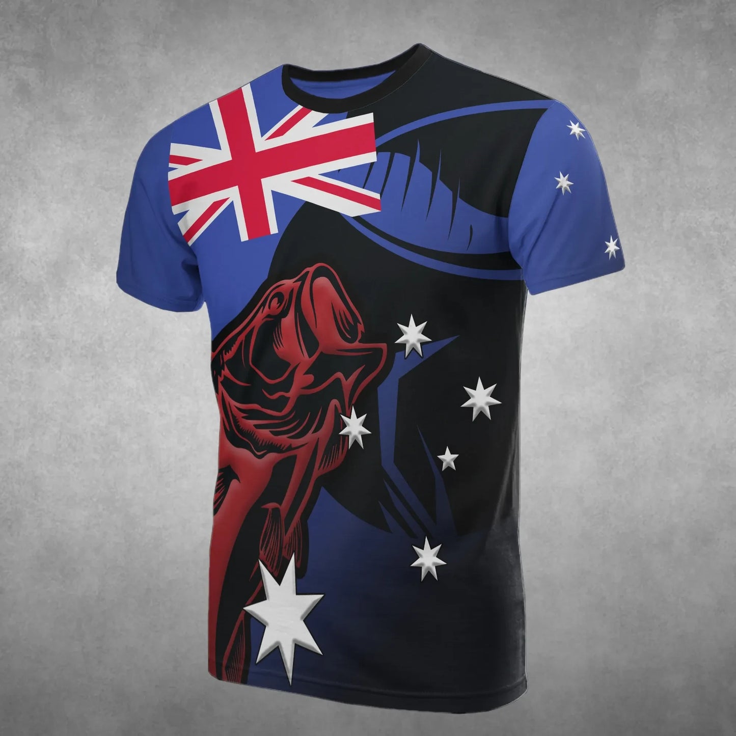 Australia Fish T Shirts Australia Flag Printed Shirt