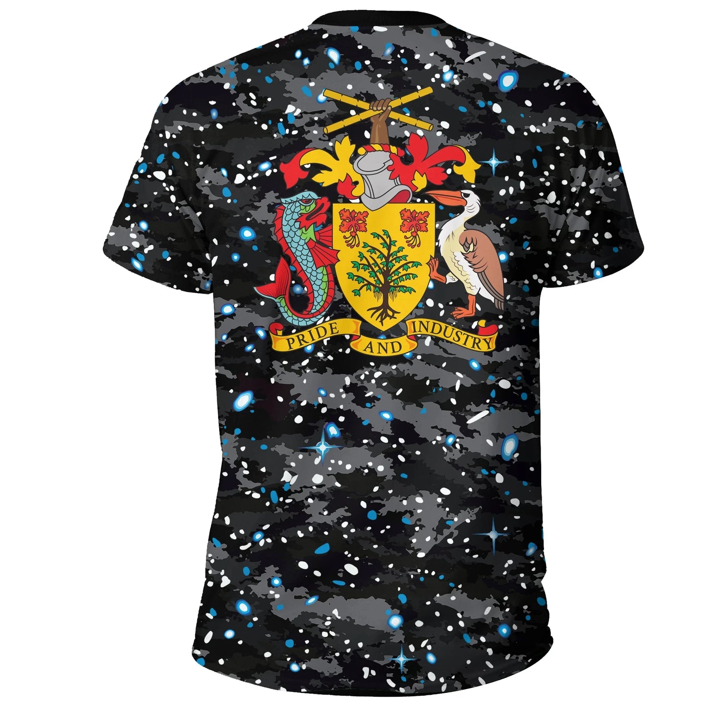 Barbados T Shirt Space Camo