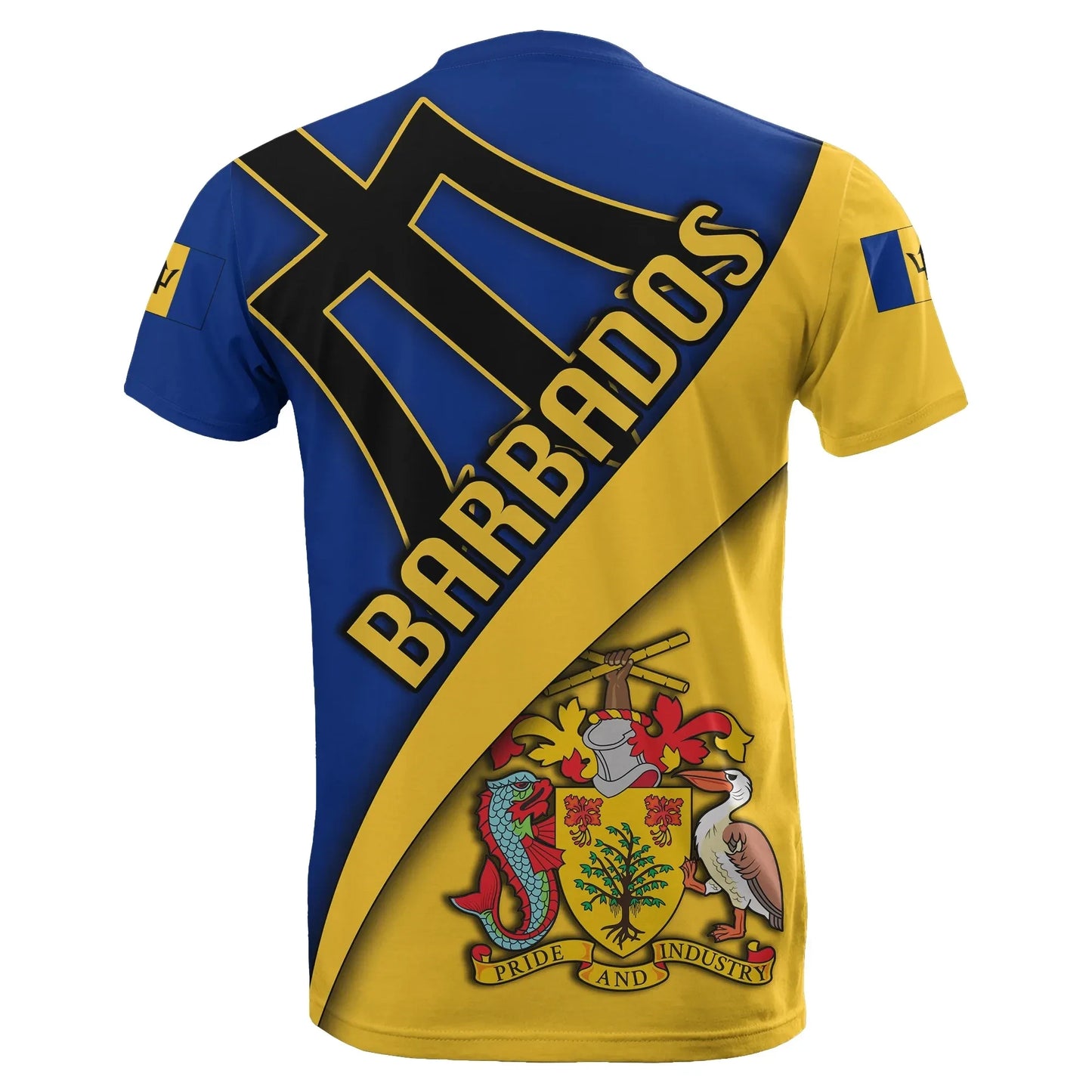 Barbados T Shirt Coat Of Arms T
