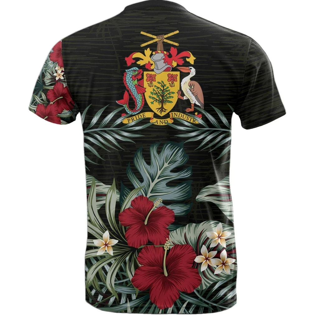 Barbados Hibiscus T Shirt