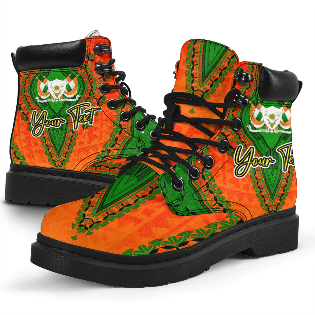 Africa Boots Niger All Season Boots Vintage African Dashiki