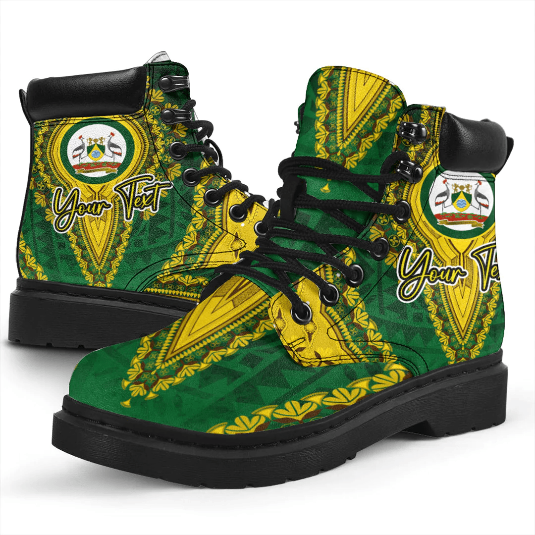 Africa Boots Nairobi the Capital City Region of Kenya All Season Boots Vintage African Dashiki