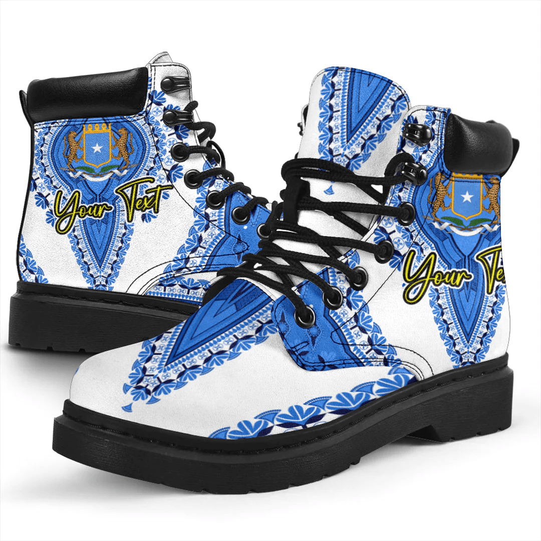 Africa Boots Somalia White Version All Season Boots Vintage African Dashiki